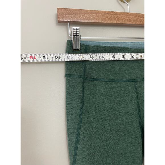 Outdoor Voices The Dipped Warmup Leggings Colorblock‎ Hunter Green Blue Pink S - Picture 7 of 9